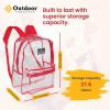 image:imageOutdoor Products Clear Pass Daypack Pink Peacock BlackSamba