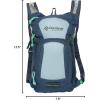 image:imageOutdoor Products Tadpole Hydration Pack Black Violet TulipBlue Fin  Eco Friendly Fabric